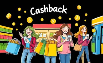 Acumula recompensas usando apps de cashback