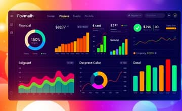 Rastrea tus metas financieras con visualizaciones atractivas