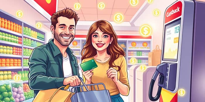 Tarjeta con cashback en supermercados y combustible
